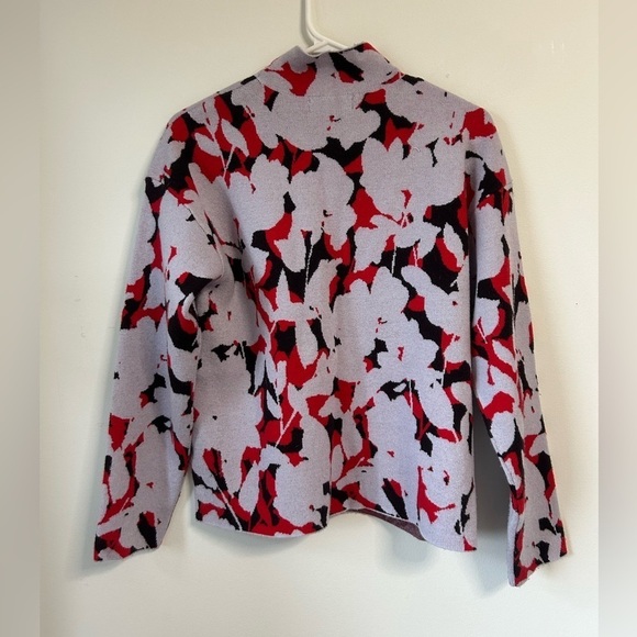Anthropologie  Lizzie Floral Mock Neck Sweater - Picture 3 of 4